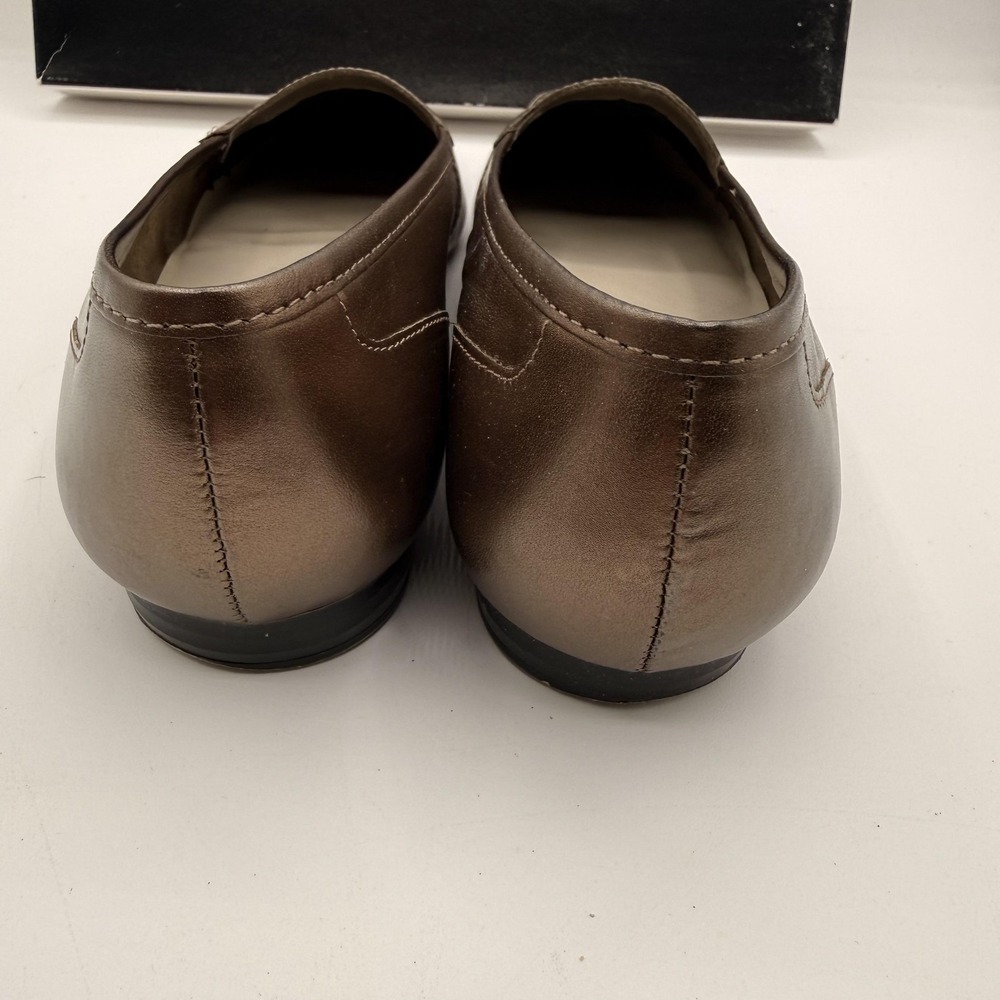 Capezio Shoes Womens Size 7.5 Bronze Jenny Slip On Loafer Flats Comfort - Picture 4 of 15